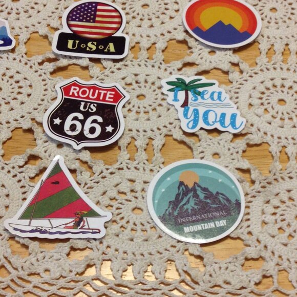 Adventure stickers bundle, cellphone, hydroflask, crafts - Picture 6 of 8